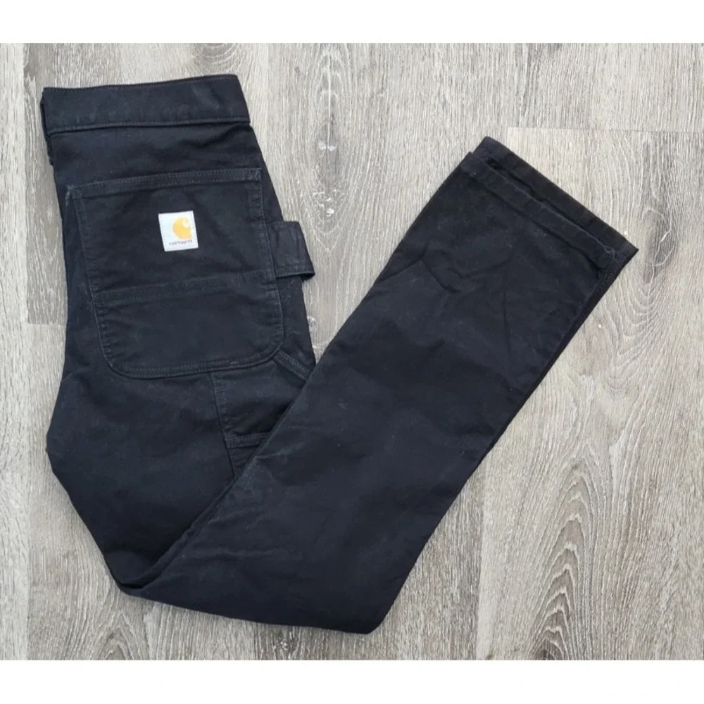 Carhartt Rugged Flex Slim Fit Double‑Knee Jeans Men's 30x30 Black